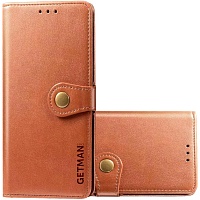Чехол-книжка GETMAN Gallant Cover Case для Oppo Reno 8T 4G Brown Чехол-книжка GETMAN Gallant Cover Case для Oppo Reno 8T 4G Brown