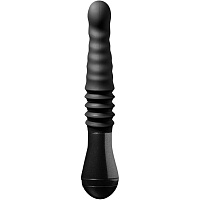 Вибратор Blush Novelties Lazarus Thrusting Dildo Black (SO8836)
