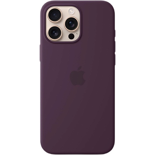 Чехол Apple Silicone Case with MagSafe для iPhone 16 Pro Max Plum (MYYW3ZM/A)