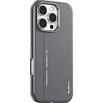 Чехол Blueo Leather with MagSafe для Apple iPhone 16 Pro Max Grey (B52-I16PMGRY)
