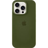 Чехол Silicone Case для Apple iPhone 16 Pro Dark Olive AA