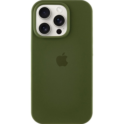 Чохол Silicone Case для Apple iPhone 16 Pro Dark Olive AA - придбати в Дніпрі, Україні: ціна, характеристики | інтернет-магазин TOUCH
