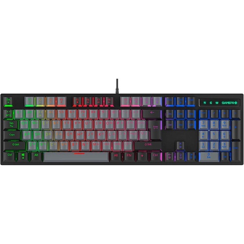 Клавиатура GamePro MK105B LED Blue Switch Black 