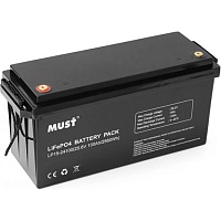 Аккумулятор Must LiFePO4 24V (25.6V/100Ah/2560Wh) (LP15-24100) Аккумулятор Must LiFePO4 24V (25.6V/100Ah/2560Wh) (LP15-24100)