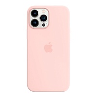 Чехол Silicone Case с MagSafe для Apple iPhone 13 Pro Max (6.7) (Chalk Pink) ААА