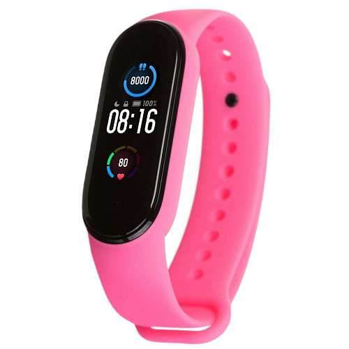 Ремешок ArmorStandart для Xiaomi Mi Band 7/6/5 New Style (Barbie Pink)