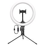 Кільцева LED лампа Baseus Live Stream Holder Table Stand (CRZB10-A01)