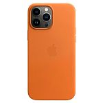 Чехол Leather Case с MagSafe для Apple iPhone 13 Pro Max (6.7) (Golden Brown) ААА
