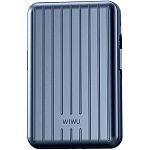 Внешний аккумулятор WiWU PP04 Trunk Series Magnetic Wireless 20000mAh 22.5W Blue (6936686411530)