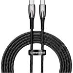 Кабель Baseus Glimmer Series USB-C to USB-C 100W 2m Black (CADH000801) 