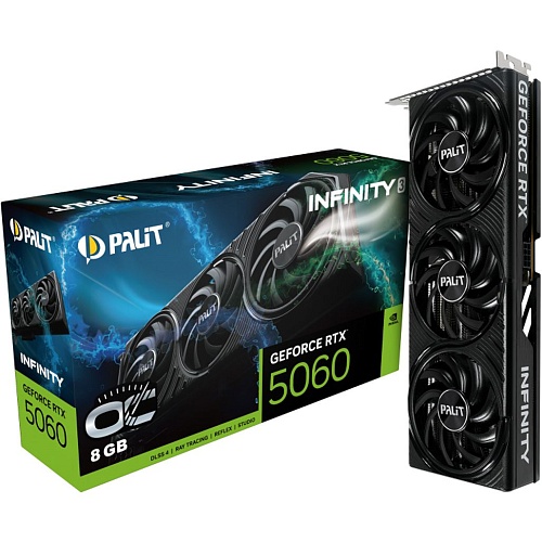 Видеокарта Palit GeForce RTX 5060 Infinity 3 OC (NE75060T19P1-GB2063S) UA