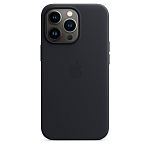 Чехол Leather Case с MagSafe для Apple iPhone 13 Pro (6.1) (Midnight) ААА