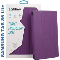 Чехол-книжка BeCover Smart Case для Samsung Galaxy S6 Lite 10.4 P610/P613/P615/P619 (Purple) Чехол-книжка BeCover Smart Case для Samsung Galaxy S6 Lite 10.4 P610/P613/P615/P619 (Purple)