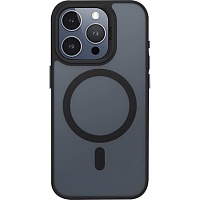 Чехол Blueo Frosted Anti-Drop Case with MagSafe для Apple iPhone 15 Pro Black (BK5934-I15PBK)
