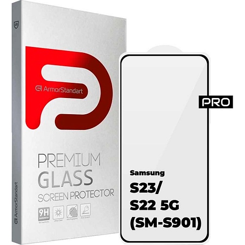 Защитное стекло ArmorStandart Pro Glass для Samsung S23/S22 5G Black (ARM61323)