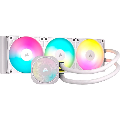 Система водяного охолодження Corsair Nautilus 360 RS ARGB White (CW-9060095-WW) UA - придбати в Дніпрі, Україні: ціна, характеристики | інтернет-магазин TOUCH