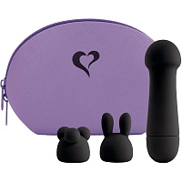 Вибратор Feelztoys Mister Bunny Black (SO4438)