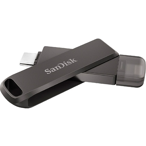 USB флеш-накопичувач SanDisk iXpand Luxe 64GB Lightning + USB-C Black (SDIX70N-064G-GN6NN) - придбати в Дніпрі, Україні: ціна, характеристики | інтернет-магазин TOUCH USB флеш-накопичувач SanDisk iXpand Luxe 64GB Lightning + USB-C Black (SDIX70N-064G-GN6NN) - придбати в Дніпрі, Україні: ціна, характеристики | інтернет-магазин TOUCH