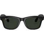 Смарт-окуляри Ray-Ban Meta Wayfarer Large Matte Black/Clear to Graphite Green Transitions (RW4008 601S1M 53-22)