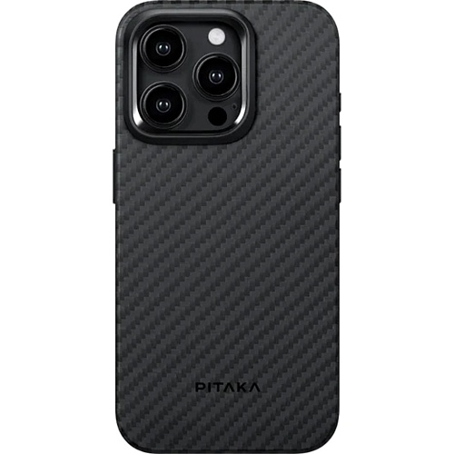 Чехол Pitaka MagEZ Case Pro 4 1500D Twill для Apple iPhone 15 Pro Black/Grey (KI1501P)