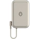 Зовнішній акумулятор Blueo Space Capsule Magnetic Wireless Power Bank 10000mAh 20W Natural Titanium (BL039-NTT)