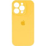 Чехол Silicone Case Camera Protect для Apple iPhone 16 Pro Max Sunny Yellow AA