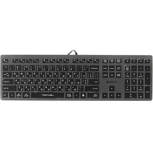 Клавіатура A4Tech Fstyler FX60H Grey White backlit - придбати в Дніпрі, Україні: ціна, характеристики | інтернет-магазин TOUCH