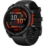 Смарт-годинник Garmin Fenix 8 AMOLED 47mm Slate Gray with Black Silicone Band (010-02904-00)