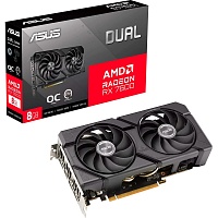 Видеокарта Asus Radeon RX 7600 Dual EVO OC 8G (DUAL-RX7600-O8G-EVO) UA Видеокарта Asus Radeon RX 7600 Dual EVO OC 8G (DUAL-RX7600-O8G-EVO) UA