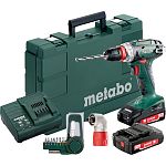 Дрель-шуруповерт Metabo BS 18 Quick Plus Angle Attachment + BitBox SP (602217870)