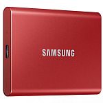 Зовнішній SSD накопичувач Samsung T7 1 TB Red (MU-PC1T0R/WW)