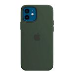 Чехол Silicone Case для Apple iPhone 12/12 Pro (Pine Green) АА