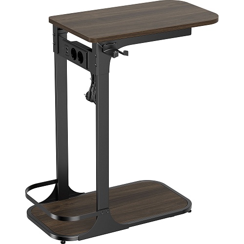 Приставной компьютерный стол OfficePro SD185DW Dark Wood Black