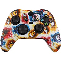 Чехол на геймпад Dobe Silicone Case для Xbox Series X/S Controller White Color Eyes Чехол на геймпад Dobe Silicone Case для Xbox Series X/S Controller White Color Eyes