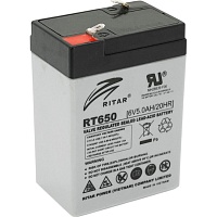 Аккумулятор Ritar AGM 6V (6V/5Ah/30Wh) (RT650) Аккумулятор Ritar AGM 6V (6V/5Ah/30Wh) (RT650)