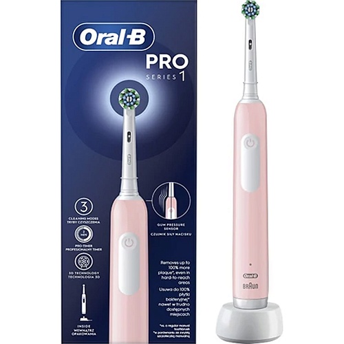 Електрична зубна щітка Oral-B D305 Pro Series 1 Pink (D305.513.3) - придбати в Дніпрі, Україні: ціна, характеристики | інтернет-магазин TOUCH