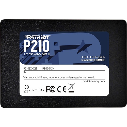 SSD накопитель Patriot P210 1TB (P210S1TB25)