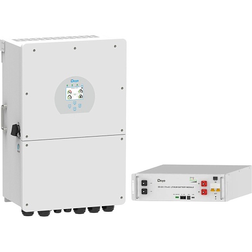 Система зберігання енергії Deye SUN-16K-SG01LP1 16kW + АКБ SE-G5.1 Pro-B 5.1 kWh (51.2V/100Ah/5120Wh) - придбати в Дніпрі, Україні: ціна, характеристики | інтернет-магазин TOUCH