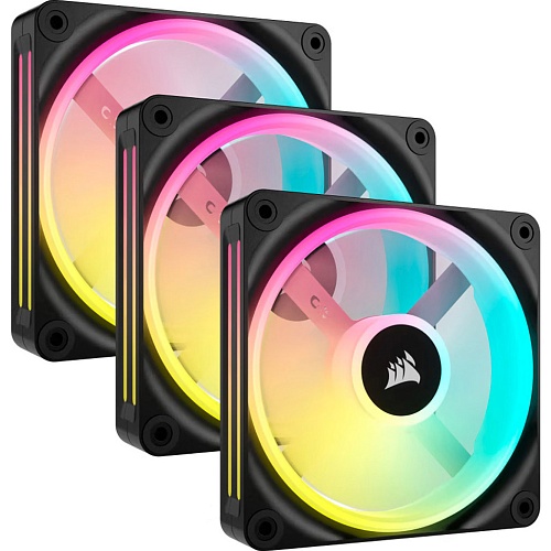 Комплект вентиляторів Corsair iCUE Link QX120 RGB 120mm Triple Pack (CO-9051002-WW) - придбати в Дніпрі, Україні: ціна, характеристики | інтернет-магазин TOUCH