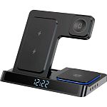 Беспроводное зарядное устройство WiWU Wi-W006 3 в 1 Power Air Wireless Charger Black