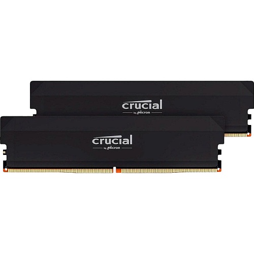 Модуль памяти DDR5 Crucial 2x32GB 6400MHz Pro OC Black (CP2K32G64C40U5B)