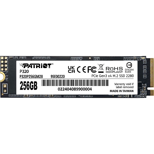 SSD накопитель Patriot P320 256GB M.2 NVMe (P320P256GM28) SSD накопитель Patriot P320 256GB M.2 NVMe (P320P256GM28)