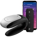 Смарт-вибратор для пар Satisfyer Double Fun Partner Vibrator Black (SO5058)