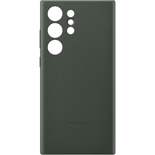 Чехол Samsung Leather Case для Samsung Galaxy S23 Ultra Green (EF-VS918LGEGRU)