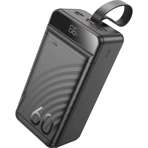 Внешний аккумулятор Hoco J123C Element 60000mAh 22.5W Black