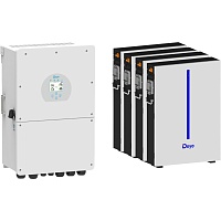 Система хранения энергии Deye SUN-16K-SG01LP1 16kW + 4 АКБ RW-M6.1-B 24.5 kWh (51.2V/120Ah/6144Wh) Система хранения энергии Deye SUN-16K-SG01LP1 16kW + 4 АКБ RW-M6.1-B 24.5 kWh (51.2V/120Ah/6144Wh)