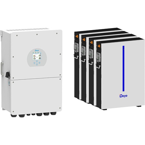 Система зберігання енергії Deye SUN-16K-SG01LP1 16kW + 4 АКБ RW-M6.1-B 24.5 kWh (51.2V/120Ah/6144Wh) - придбати в Дніпрі, Україні: ціна, характеристики | інтернет-магазин TOUCH