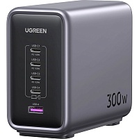 Сетевое зарядное устройство Ugreen CD333 Nexode 300W GaN Wall Charger Gray (90903B) Сетевое зарядное устройство Ugreen CD333 Nexode 300W GaN Wall Charger Gray (90903B)