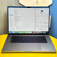 Ноутбук Apple MacBook Pro 16'' M1 Pro 16GB/512GB Space Gray 2021 MK183 (CT6F) Б/У Ноутбук Apple MacBook Pro 16'' M1 Pro 16GB/512GB Space Gray 2021 MK183 (CT6F) Б/У
