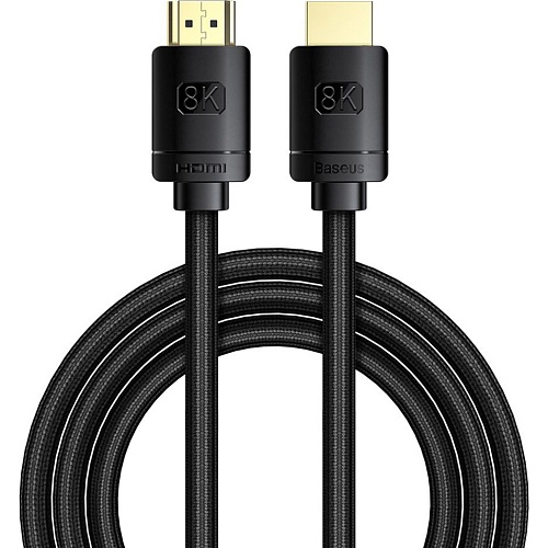 Кабель Baseus High Definition Series HDMI 8K v2.1 2m Black (CAKGQ-K01) - придбати в Дніпрі, Україні: ціна, характеристики | інтернет-магазин TOUCH